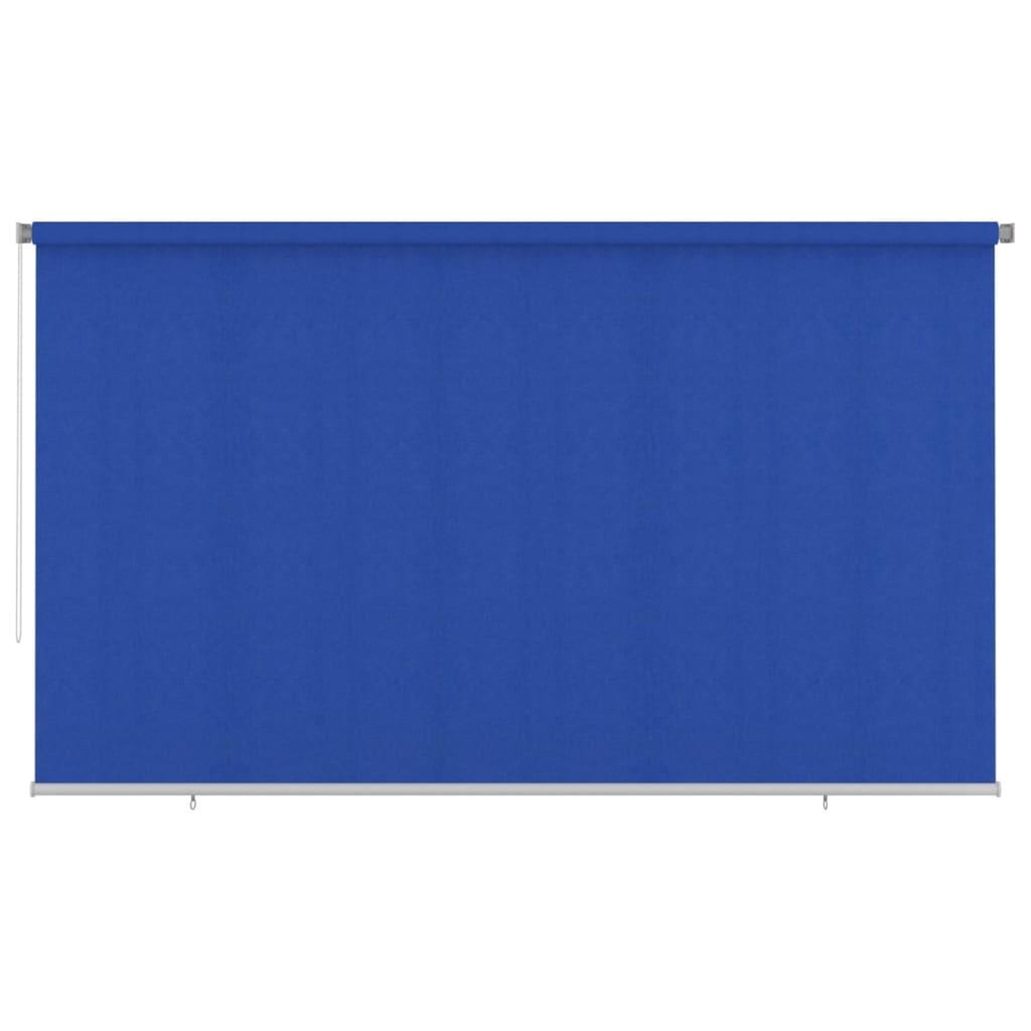 VIDAXL Store roulant d'exterieur 405 (l) x 230 (H) cm bleu HDPE