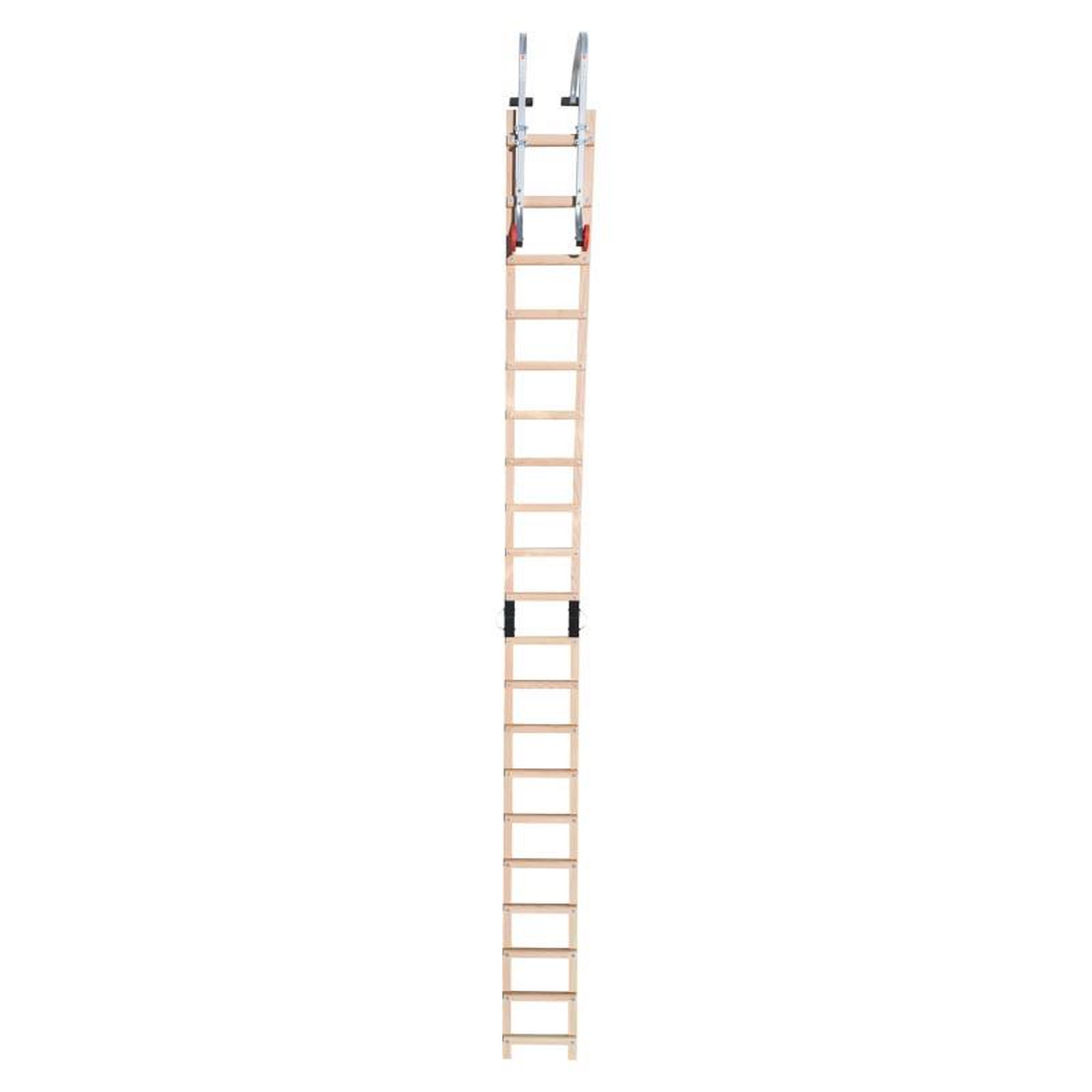 HAILO Echelle plate de toit en bois pour couvreur avec crochet de toit 5m Hailo Safety Roof