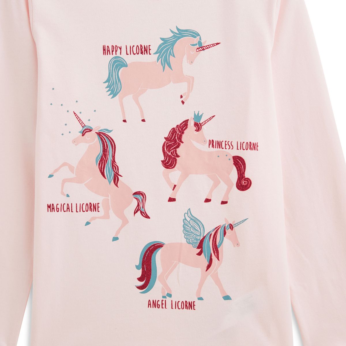 IN EXTENSO T-shirt manches longues licornes fille