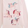 Voir la diapositive 2 : IN EXTENSO T-shirt manches longues licornes fille