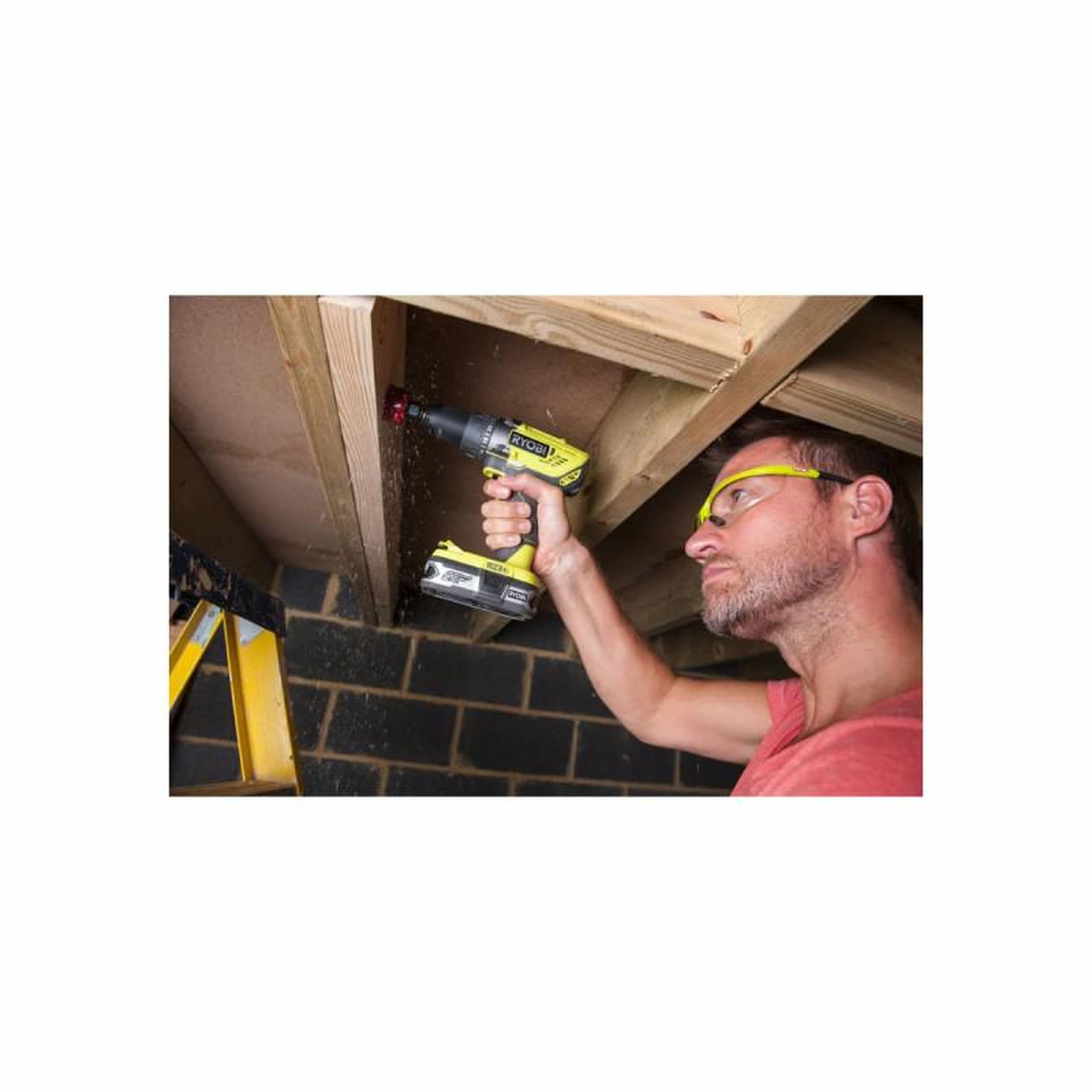 Voir la diapositive 4 : Ryobi Pack 2 outils perceuse-visseuse et outil multifonction ryobi 18v one+ - avec batterie 2,0ah et char
