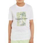 CALVIN KLEIN JEANS T shirt  Garçon Calvin Klein Jeans Second Skin. Coloris disponibles : Blanc