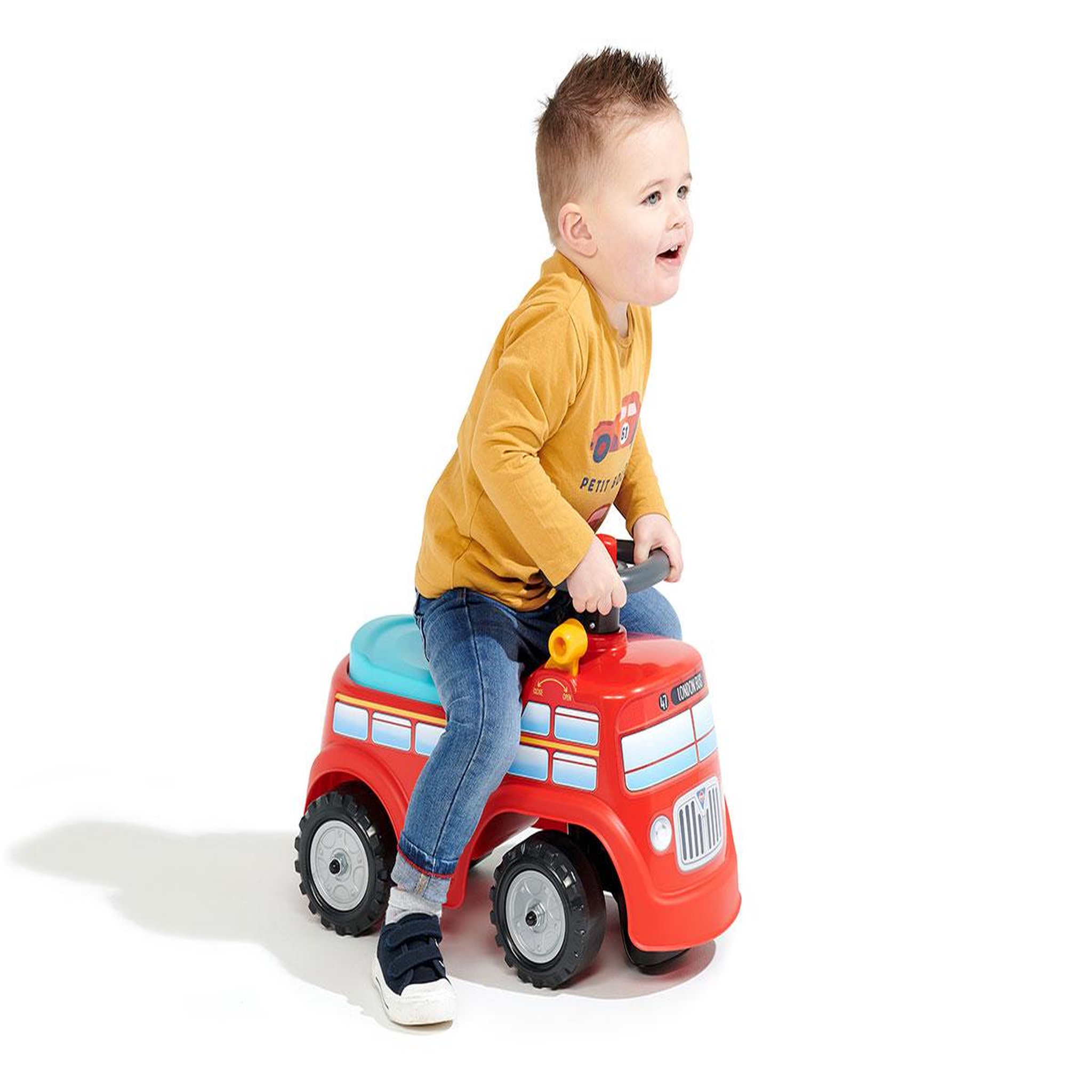 Voir la diapositive 3 : FALK Porteur enfant Bus Londonien 1 à 3 ans - Falk