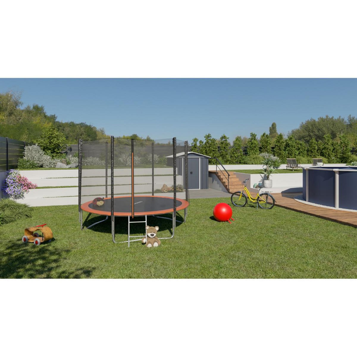 Trigano Trampoline 3.05m de diamètre - j-jou130