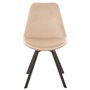 Voir la diapositive 2 : Paris Prix Chaise Design  Hélène  84cm Beige