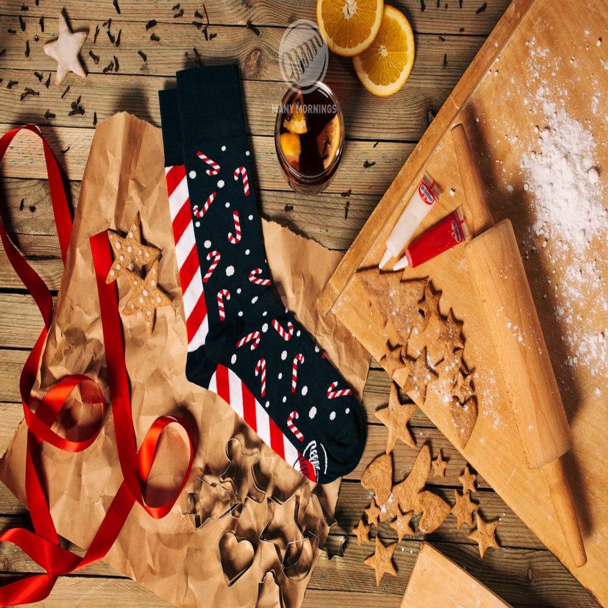 Voir la diapositive 2 : MANY MORNINGS Chaussettes sweet xmas