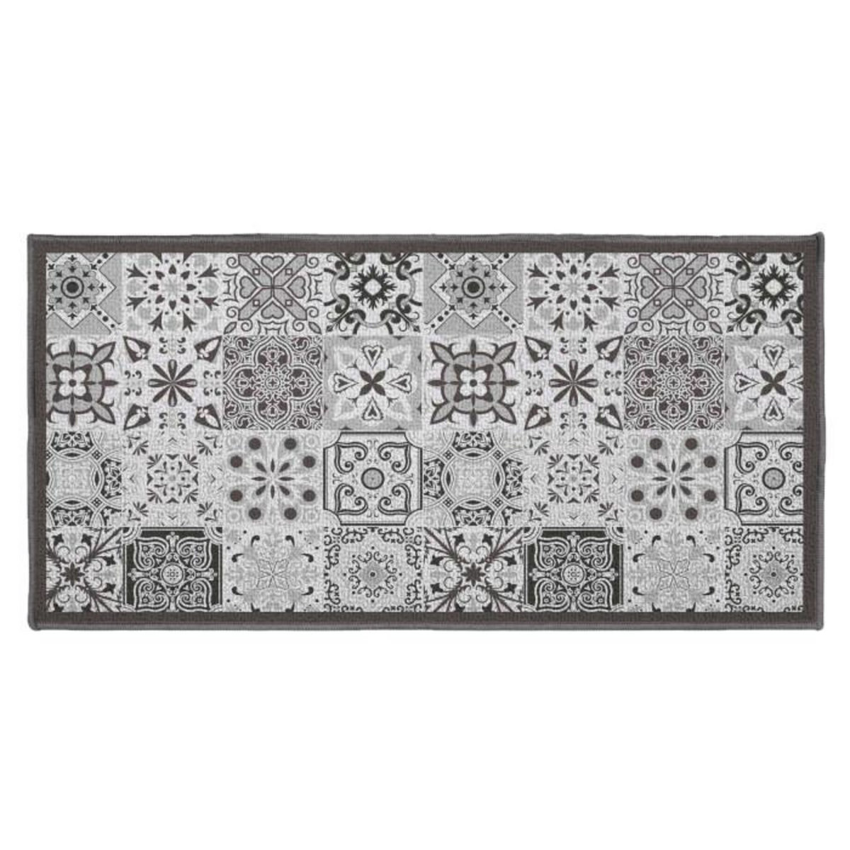 Paris Prix Tapis Déco Rectangle  Persane  50x120cm Gris