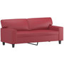 Voir la diapositive 4 : VIDAXL Ensemble de canapes 3 pcs rouge bordeaux similicuir
