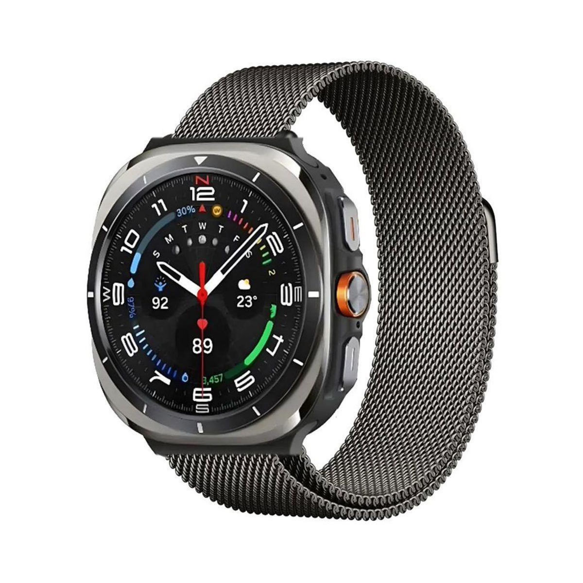 IBROZ Bracelet Galaxy Watch7 Ultra 47mm Milanese titane