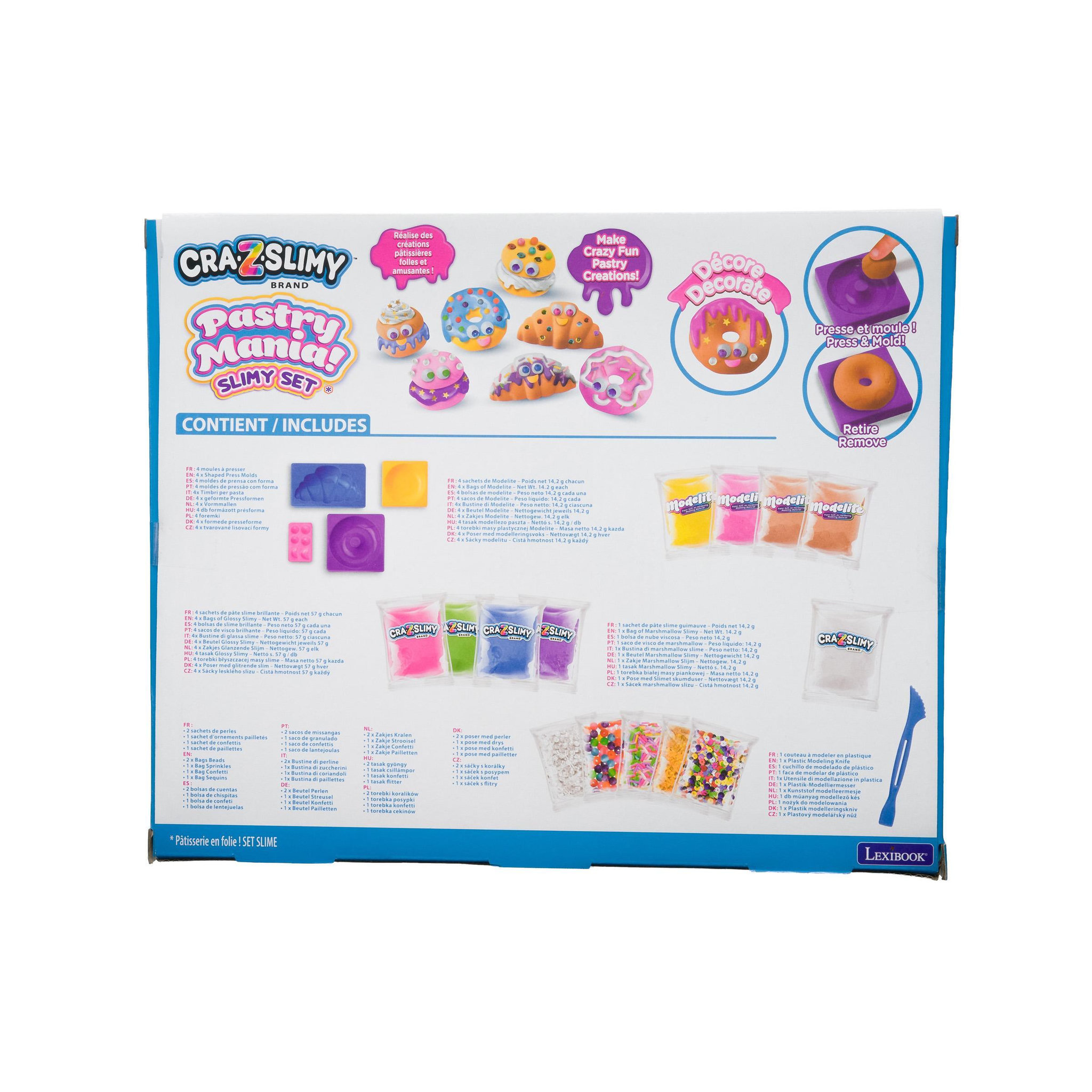 Voir la diapositive 6 : Lexibook Cra-Z-Slimy Pâtisserie