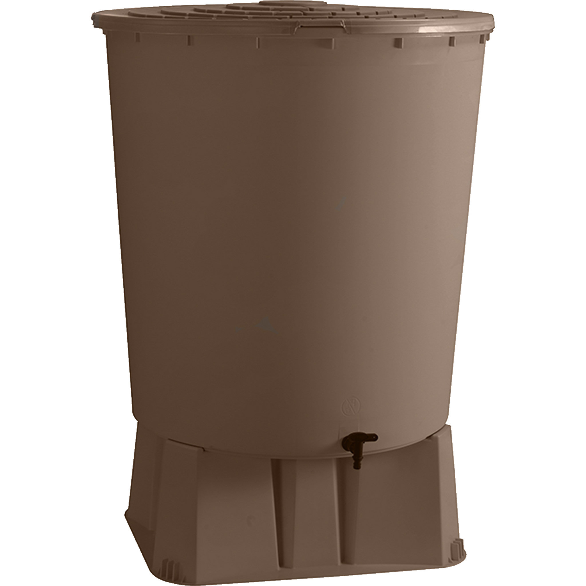 Belli Récupérateur d'eau avec socle Taupe - 350L - ECOBASIC