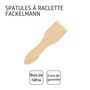 Voir la diapositive 4 : Fackelmann Lot de 12 spatules à raclette en bois FSC 13 cm Fackelmann