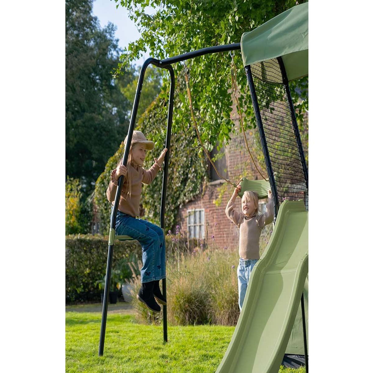 EXIT TOYS Aire de jeux Ivy avec toboggan et balançoire - Exit Toys