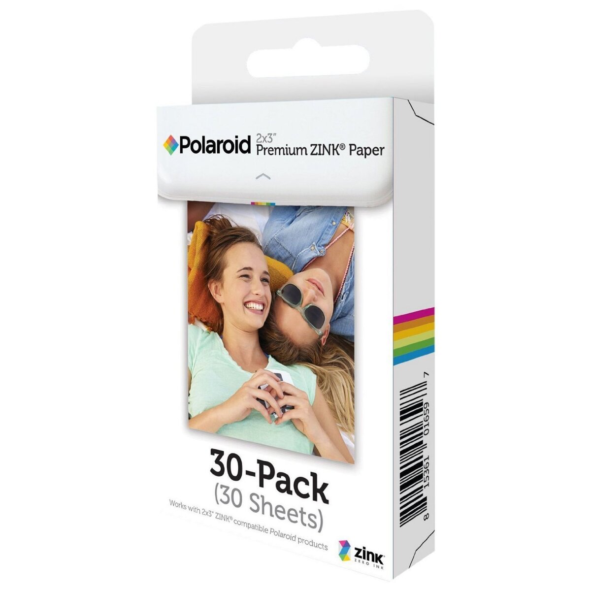 POLAROID Papier photo ZINK Premium 2"x3" - Pack de 30 feuilles