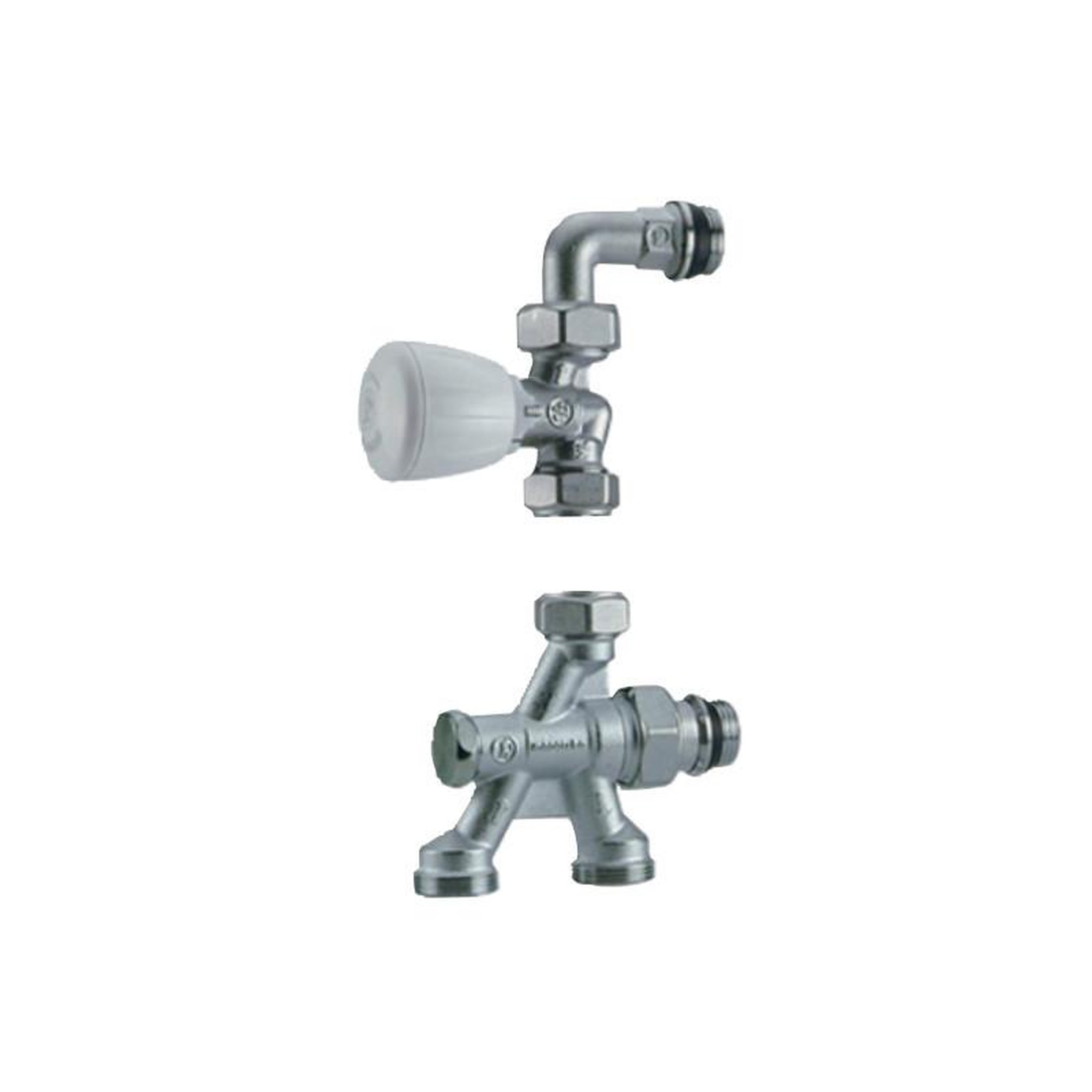 GIACOMINI Robinet de radiateur monotube équerre 1 2 D16 GIACOMINI R436IX043