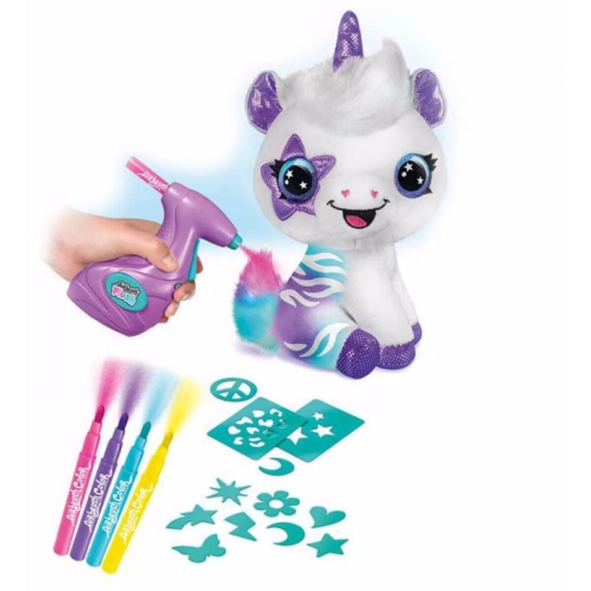 CANAL TOYS AIRBRUSH Une peluche licorne à customiser