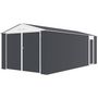 Voir la diapositive 1 : Habitat et Jardin Garage en métal  Houston  18,56m²  - Anthracite