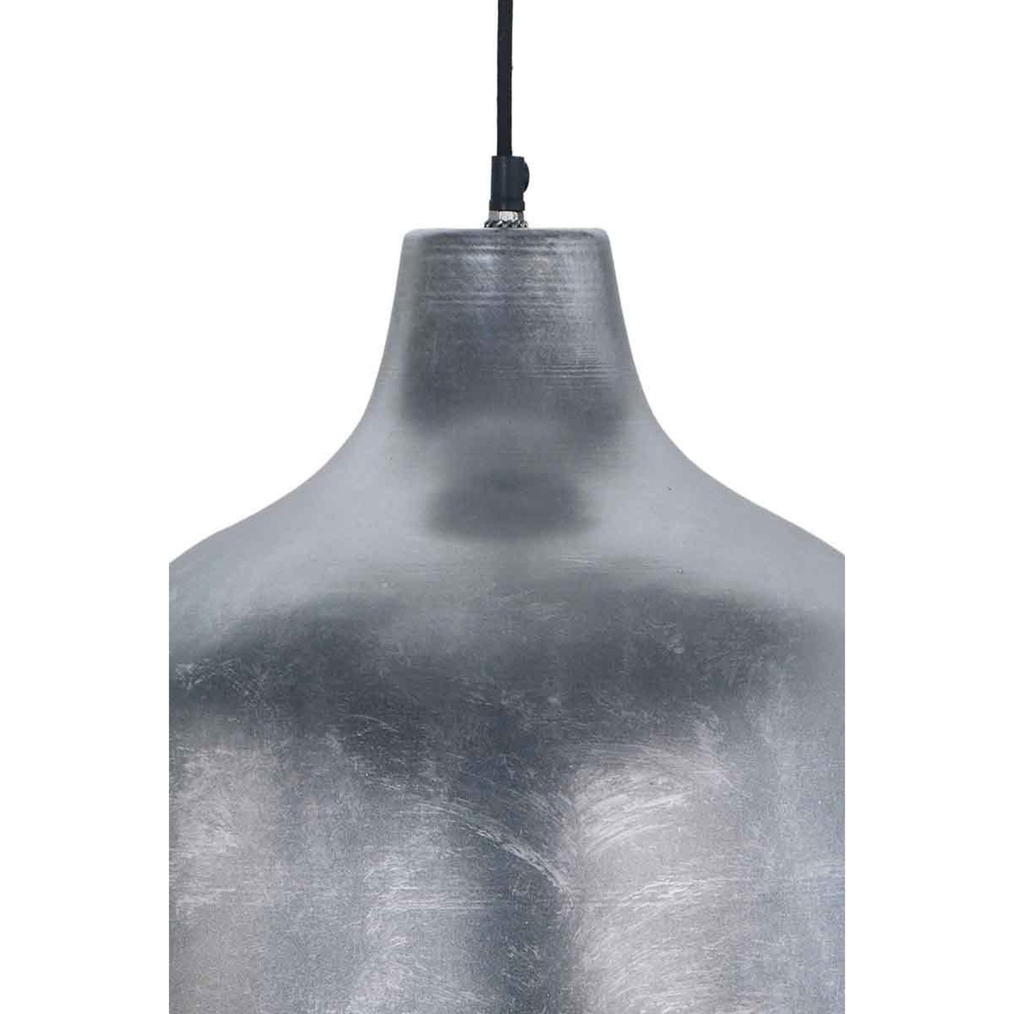 Voir la diapositive 3 : Paris Prix Lampe Suspension Vintage  Salyer  43cm Argent