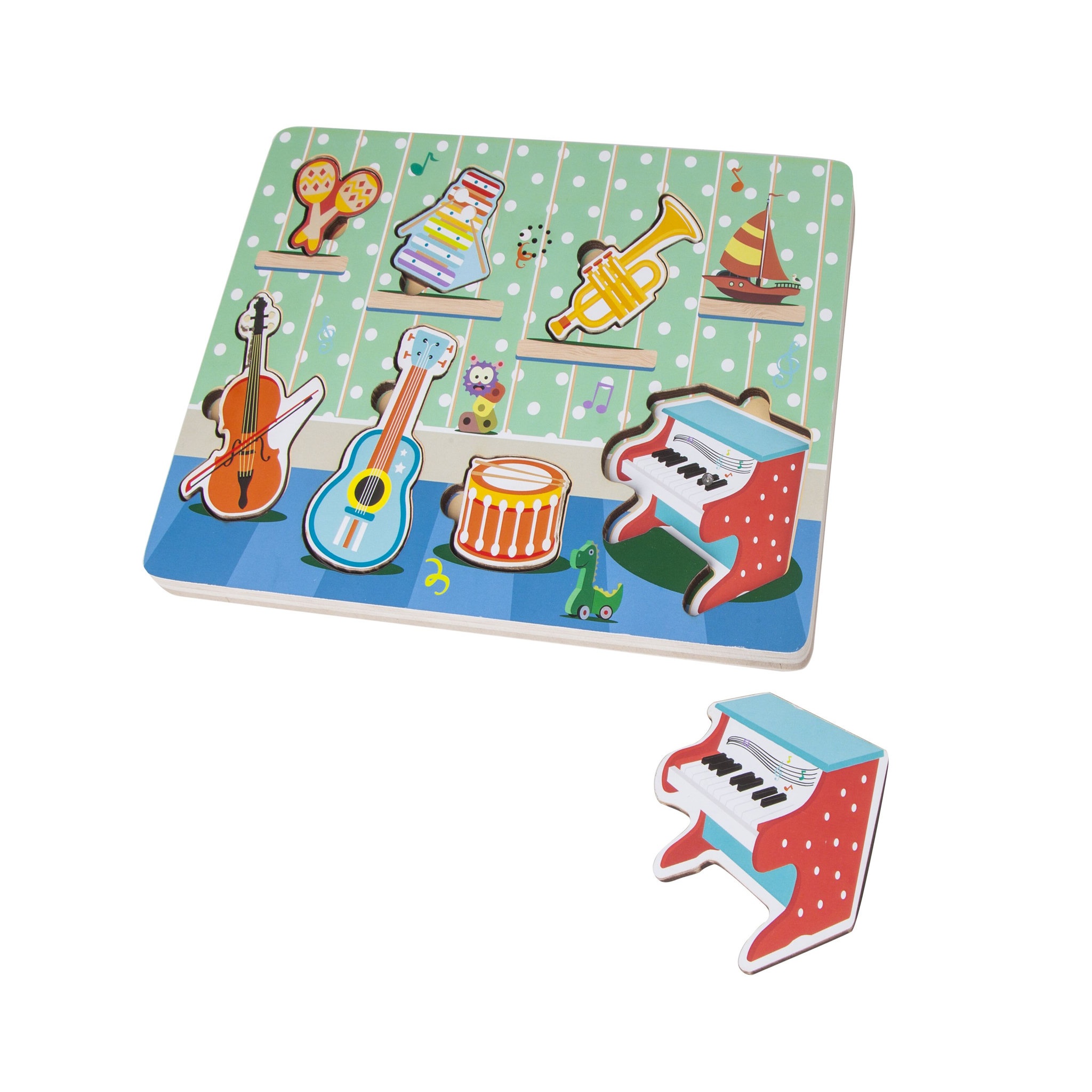 Voir la diapositive 3 : One Two Fun Mon puzzle sonore - dès 12 mois