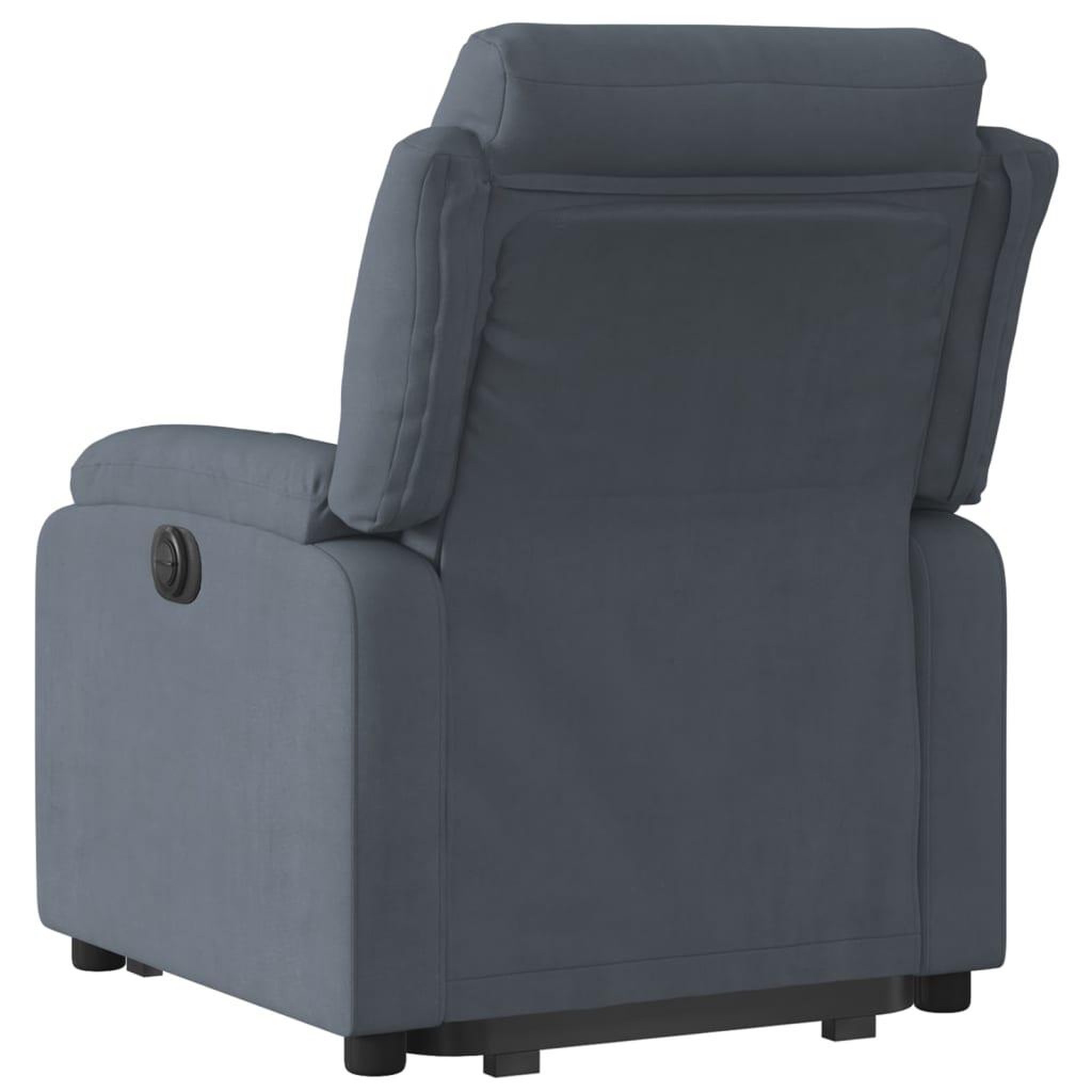 Voir la diapositive 4 : VIDAXL Fauteuil inclinable Gris fonce Velours