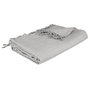 Voir la diapositive 1 : ATMOSPHERA Jeté de lit 160x220 gris clair coton