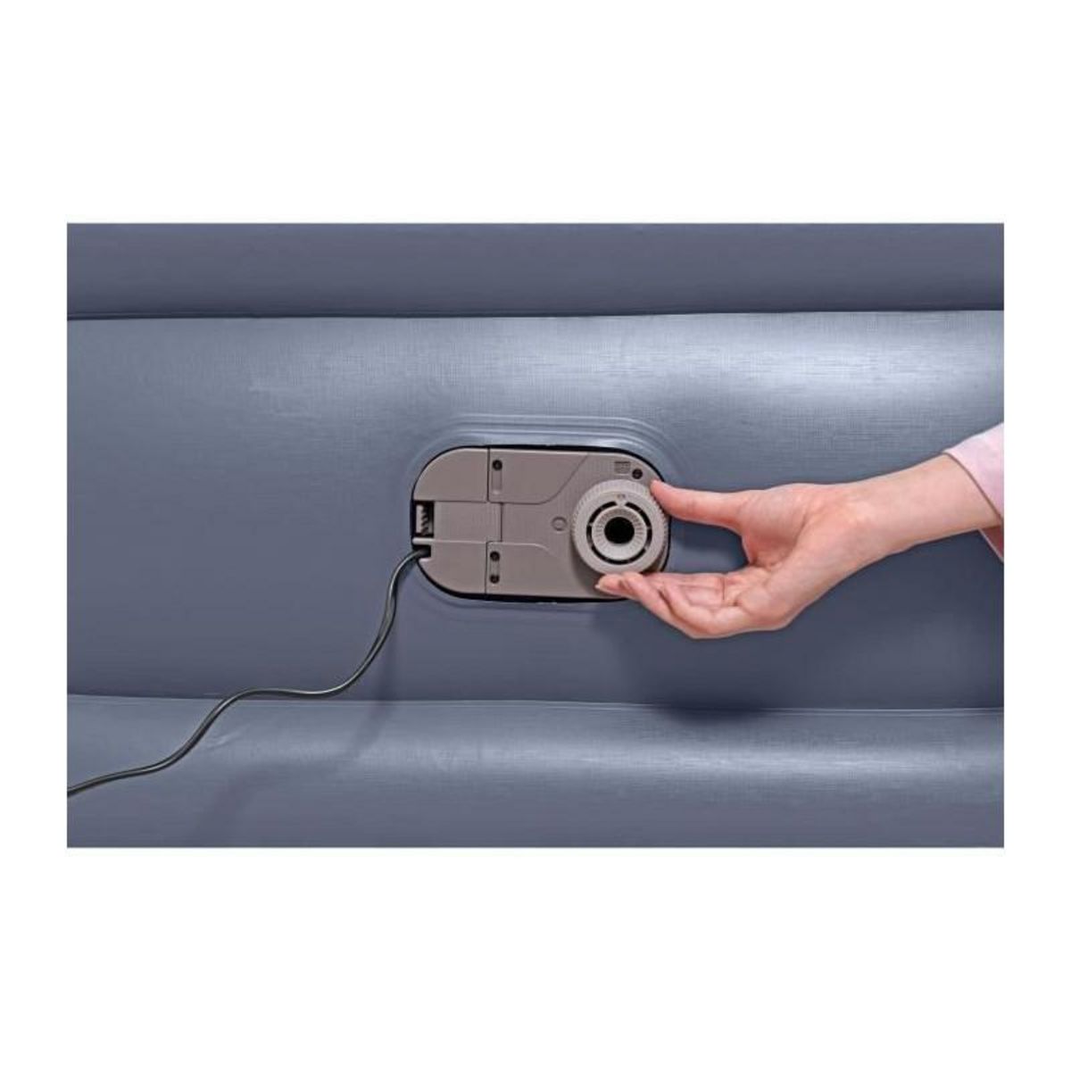 BESTWAY Lit gonflable - BESTWAY - 6713G - Tritech™ - 1 place, 191 x 97 x 51 cm, pompe électrique intégrée, cadre de lit