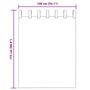 Voir la diapositive 6 : VIDAXL Rideaux en voile avec passe-tringles 2 pcs marron