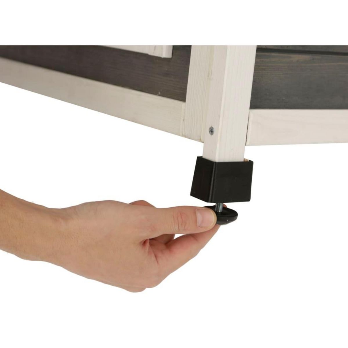 KERBL Kerbl Maison d'exterieur pour chats Family 57x55x80 cm Gris et blanc