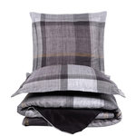 Home collection Parure Housse de couette 3 pcs 240x220 cm 100% satin de coton 82 fils imprimé. Dunloe