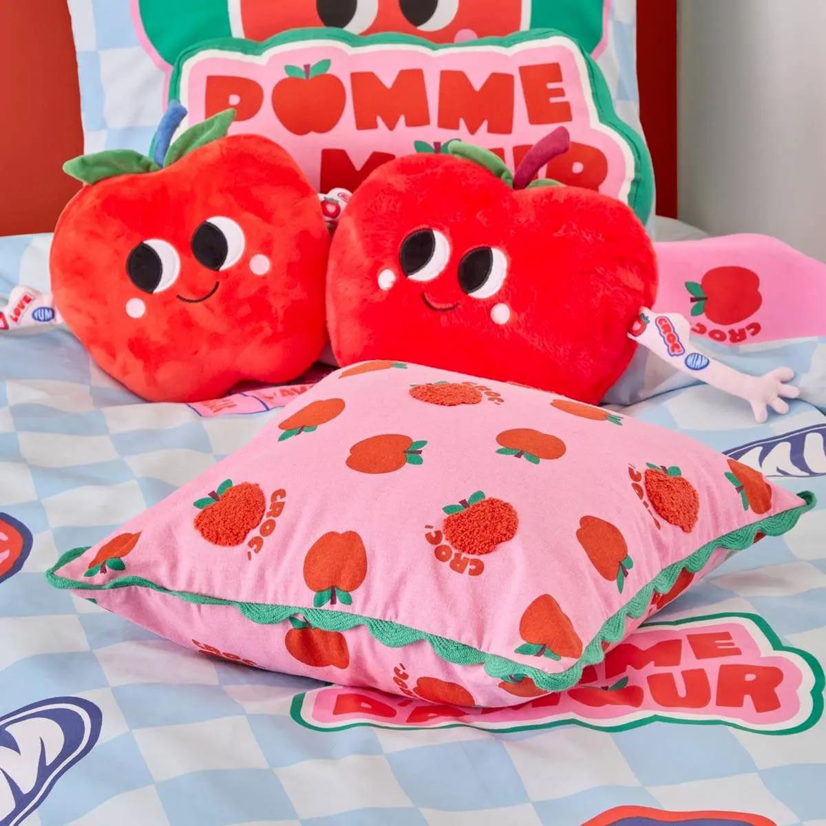 Atmosphera Kids Coussin Enfant Tufté  Chachapop  40x40cm Multicolore