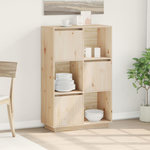 VIDAXL Buffet haut 74x35x117 cm Bois massif de pin