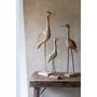 Voir la diapositive 3 : Paris Prix Statue Déco Oiseau en Bois  Denny  86cm Marron