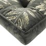 Voir la diapositive 2 : Paris Prix Coussin de Sol Imprimé  Adelor  40x40cm Anthracite