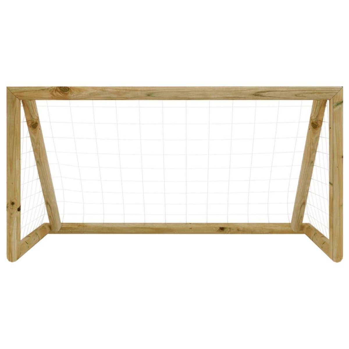 VIDAXL But de football avec filet 160x80x100 cm Bois de pin impregne