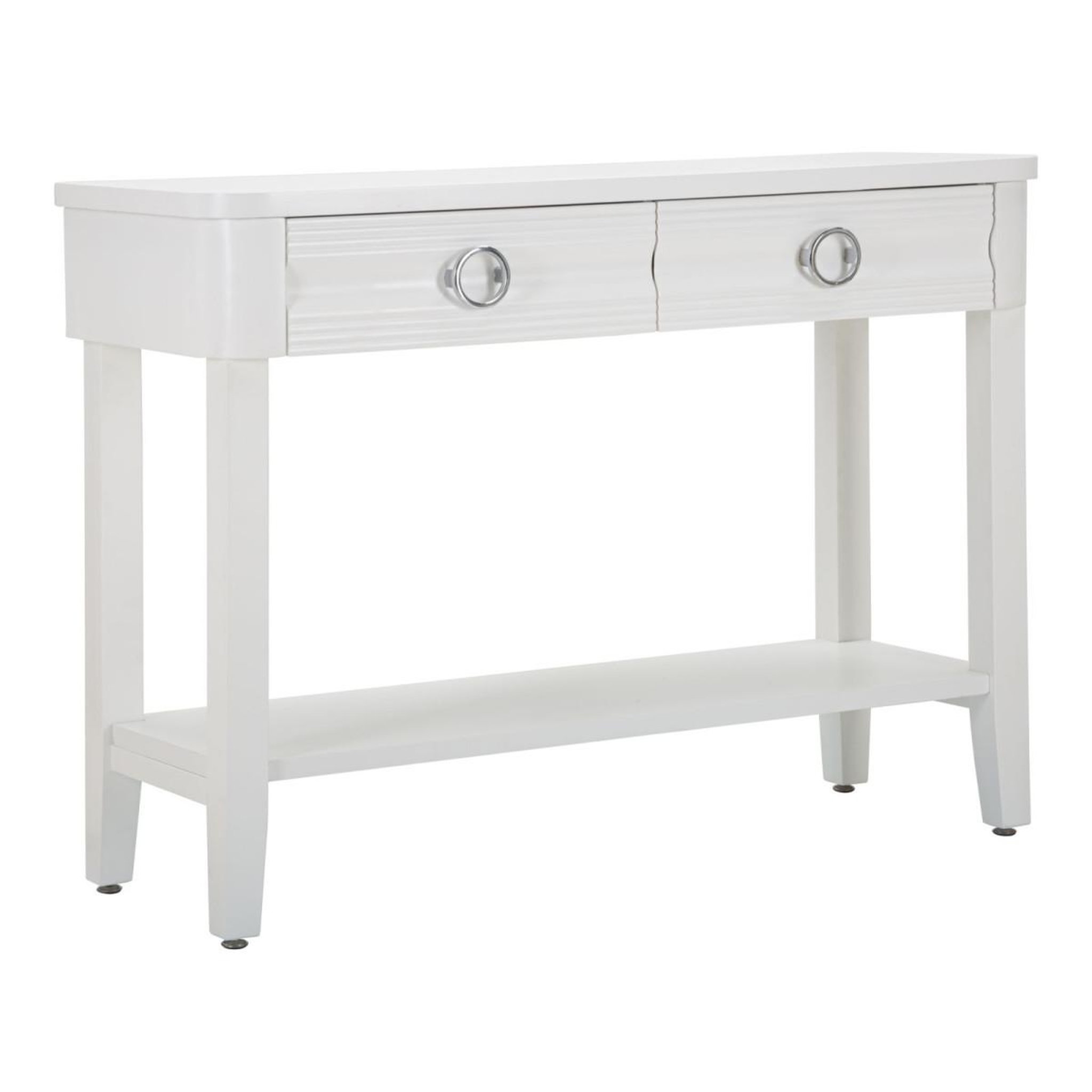 Paris Prix Console en bois  shine  110cm blanc