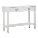 Paris Prix Console en Bois  Shine  110cm Blanc
