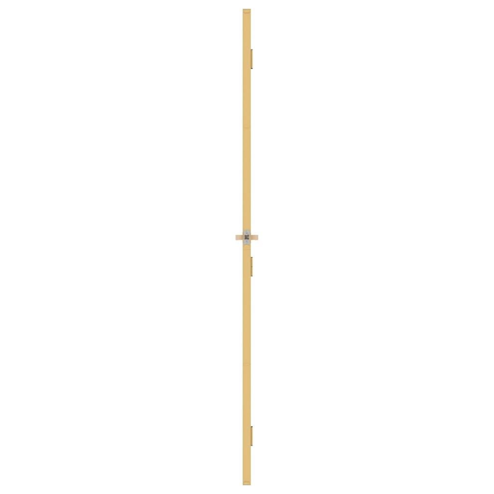 Voir la diapositive 4 : VIDAXL Porte interieure mince dore 83x201,5 cm verre trempe aluminium
