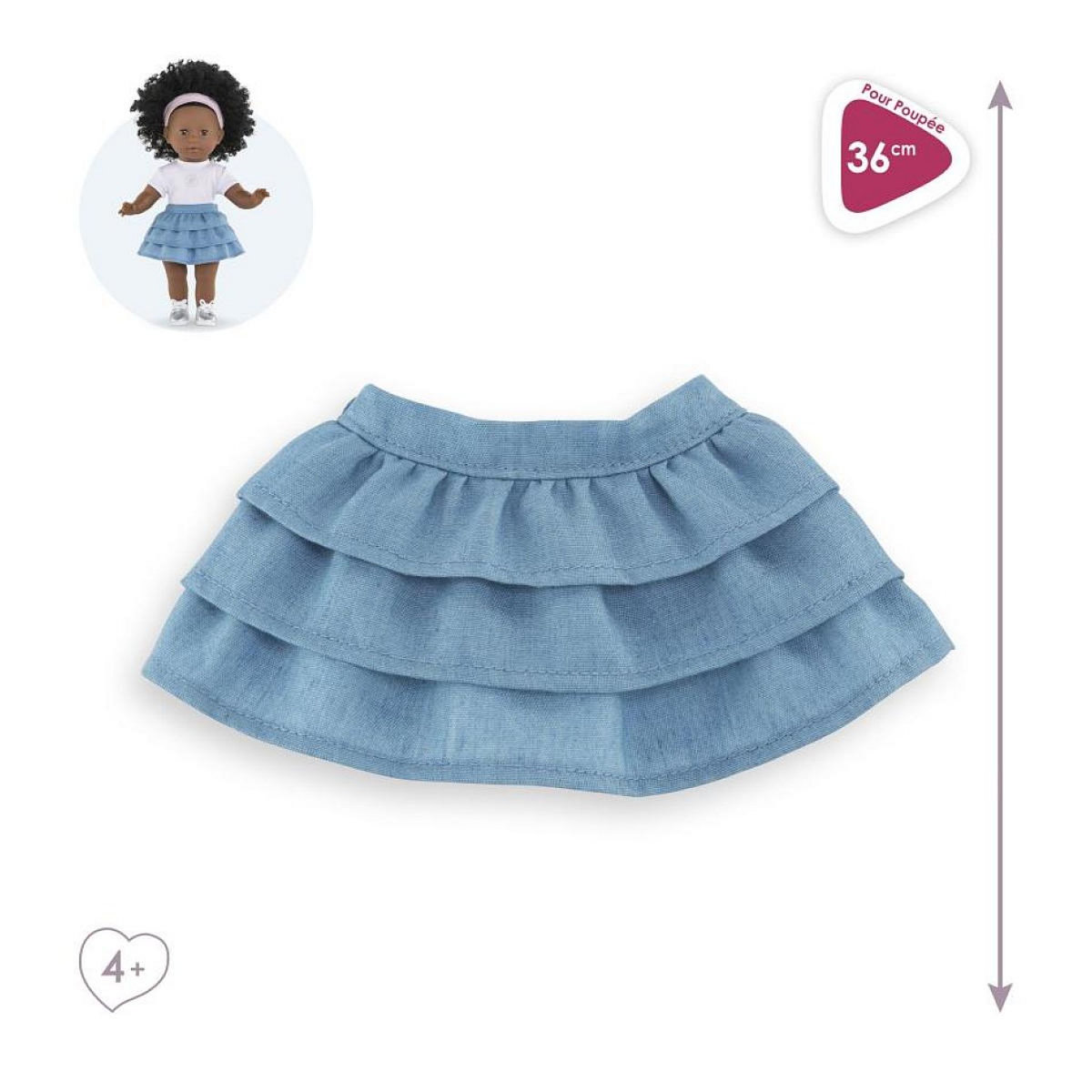 Corolle Jupe à Volants pour poupée ma Corolle