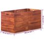 Voir la diapositive 6 : VIDAXL Lit sureleve de jardin Bois d'acacia 100x50x50 cm