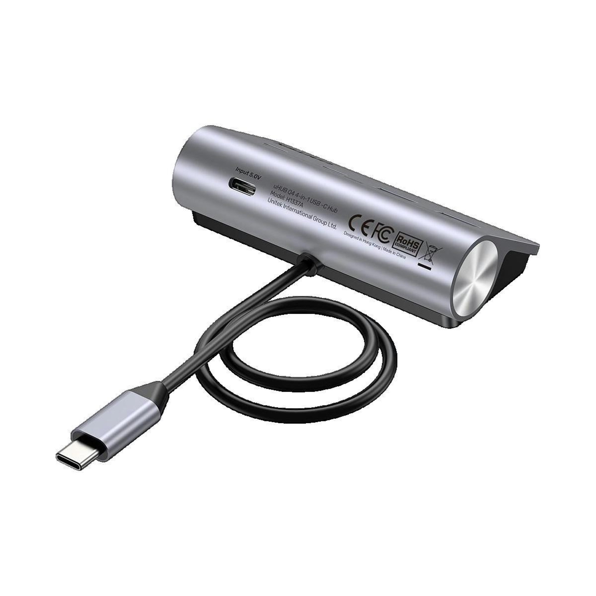 Voir la diapositive 3 : Unitek Hub USB Unitek modèle 4894160058546 Gris Espace