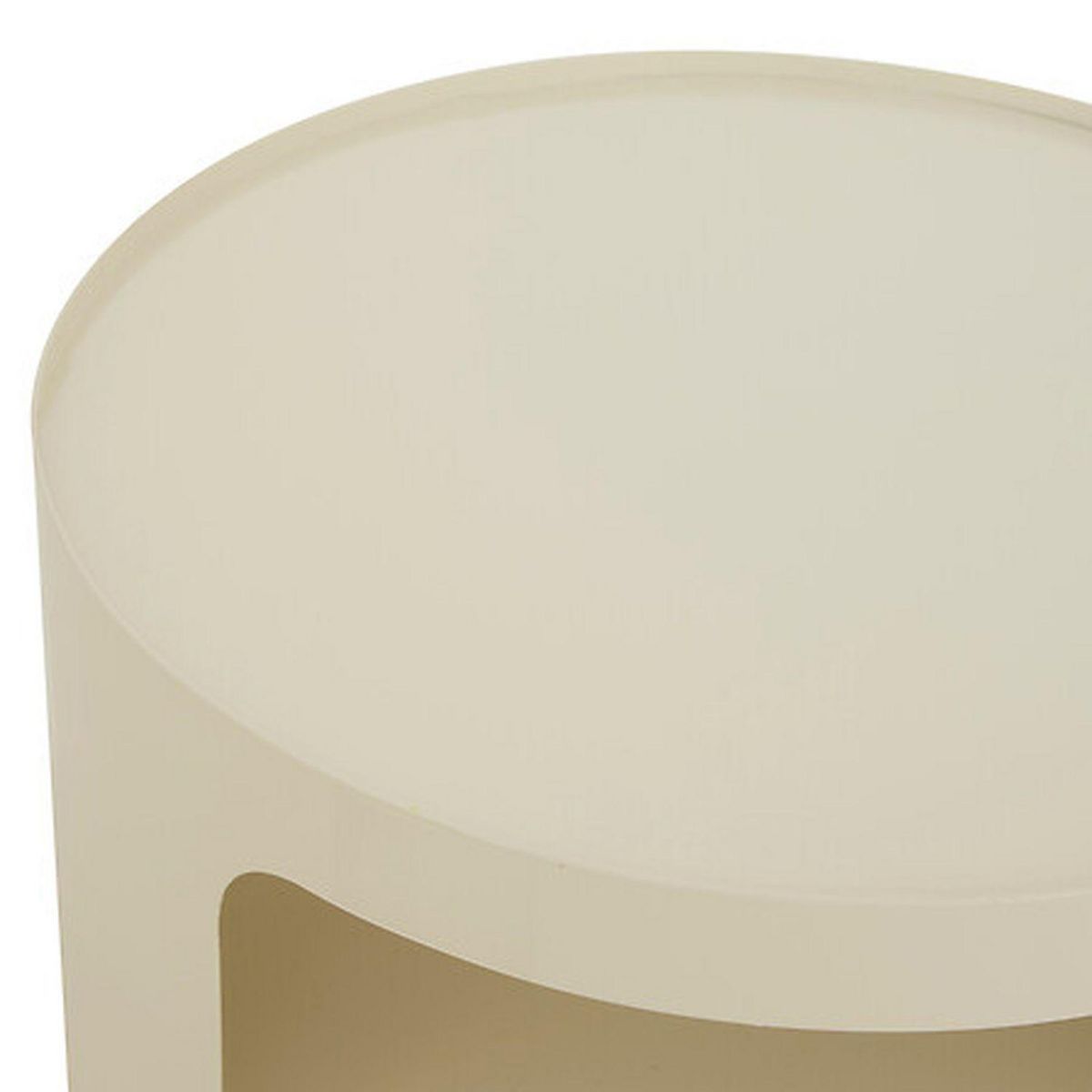 ATMOSPHERA Table à café 2 niches en métal ASHDAL - Beige