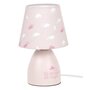 Voir la diapositive 2 : Paris Prix Lampe de Chevet Enfant  Nuages  19cm Rose