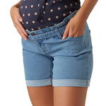 MAMALICIOUS Short de Grossesse  Femme Mamalicious Belted. Coloris disponibles : Bleu