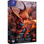 Voir la diapositive 2 : Trefl Puzzle 1000 pièces Premium Plus : Dragon de Feu - Fantasy Collection