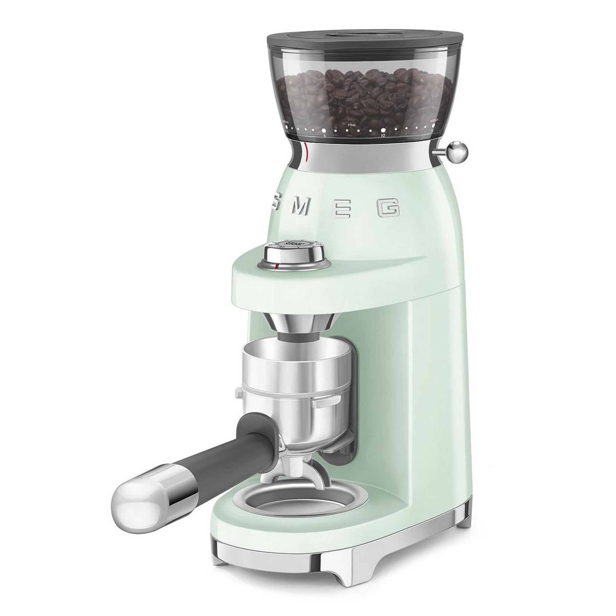 Voir la diapositive 3 : SMEG Moulin à café 240g 150w - cgf03pgeu