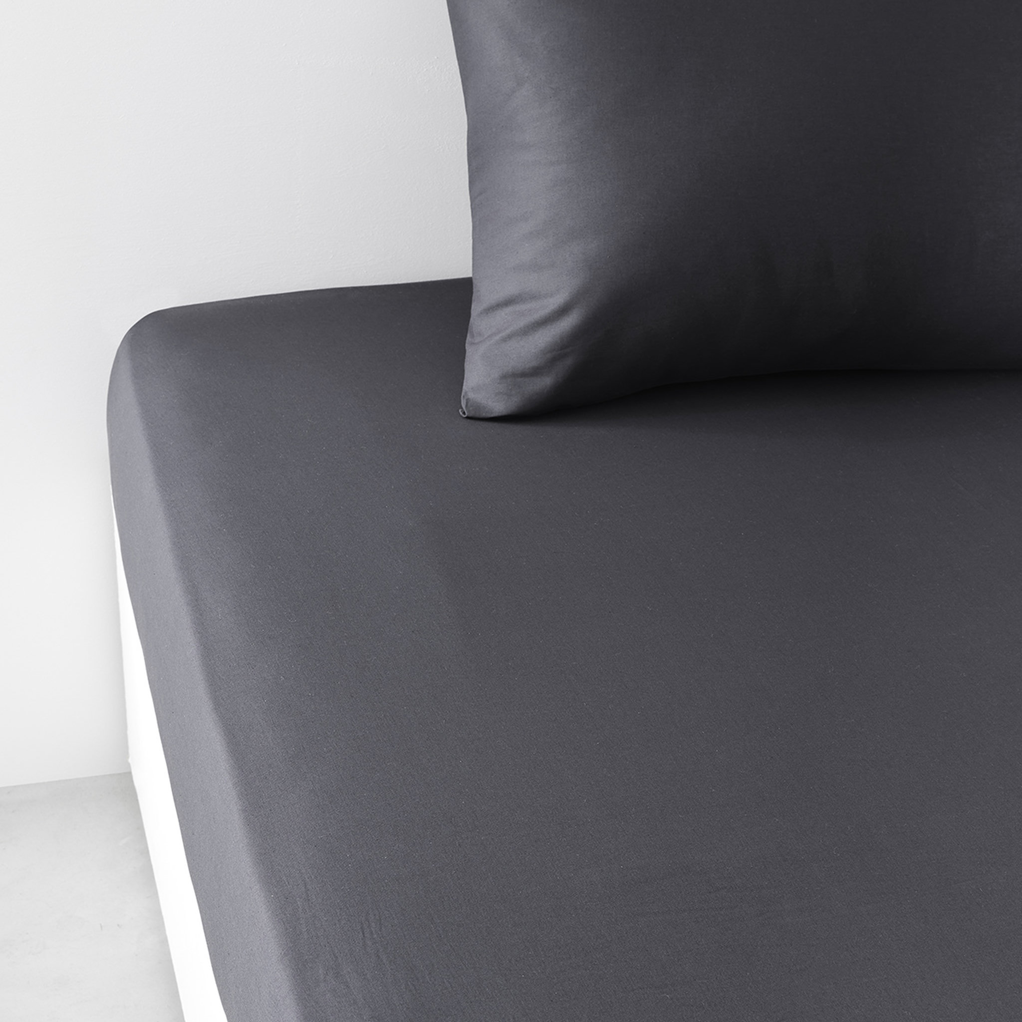 Voir la diapositive 3 : TODAY Drap housse uni en Coton 57 fils ORGANIC
