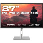JAPANNEXT Ecran PC Gamer JN-IPS27G300Q-H 27  WQHD 300Hz IPS HDR10 AMD FreeSync