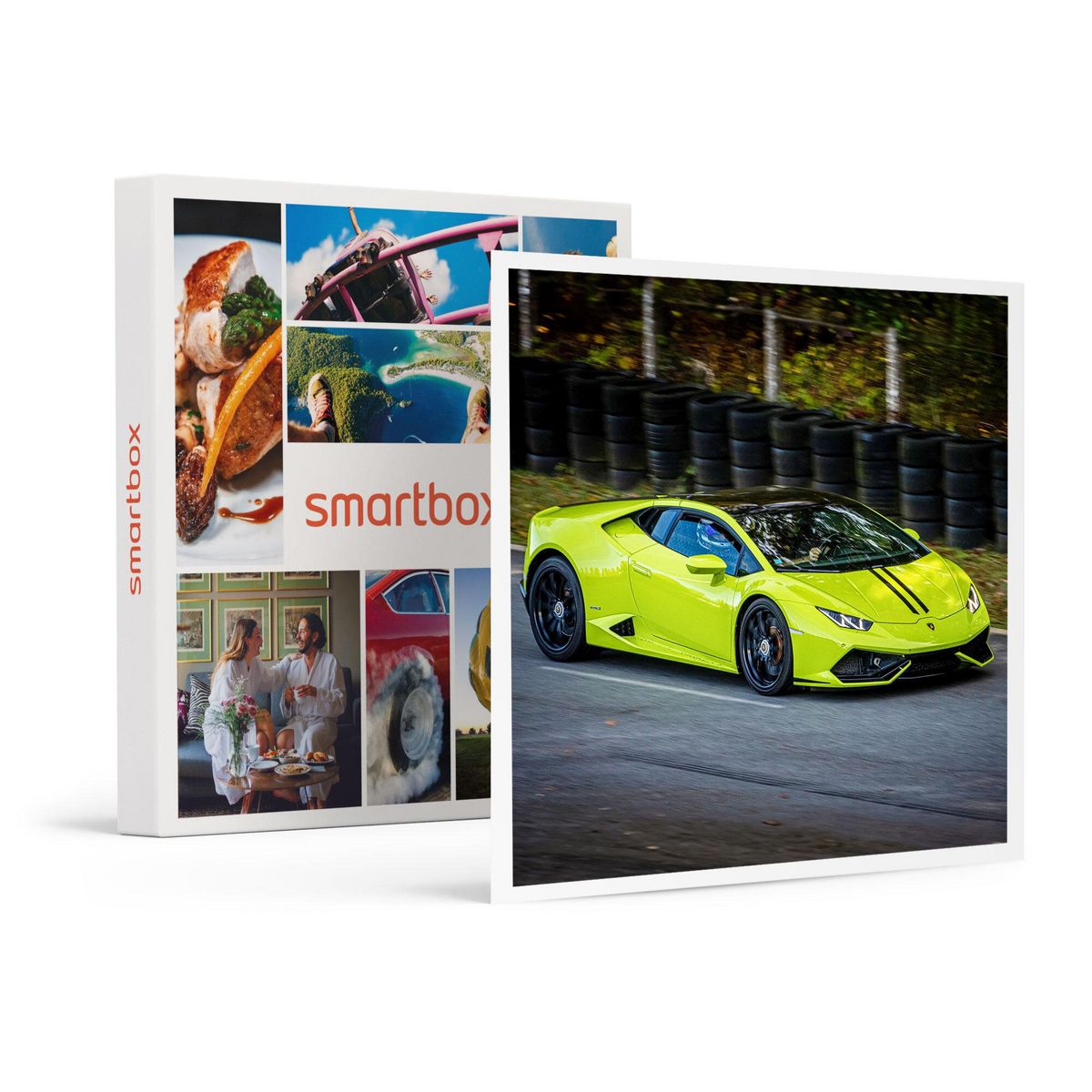 Smartbox Stage de pilotage : 5 tours sur le circuit de Trappes en Lamborghini Huracán - Coffret Cadeau Sport & Aventure