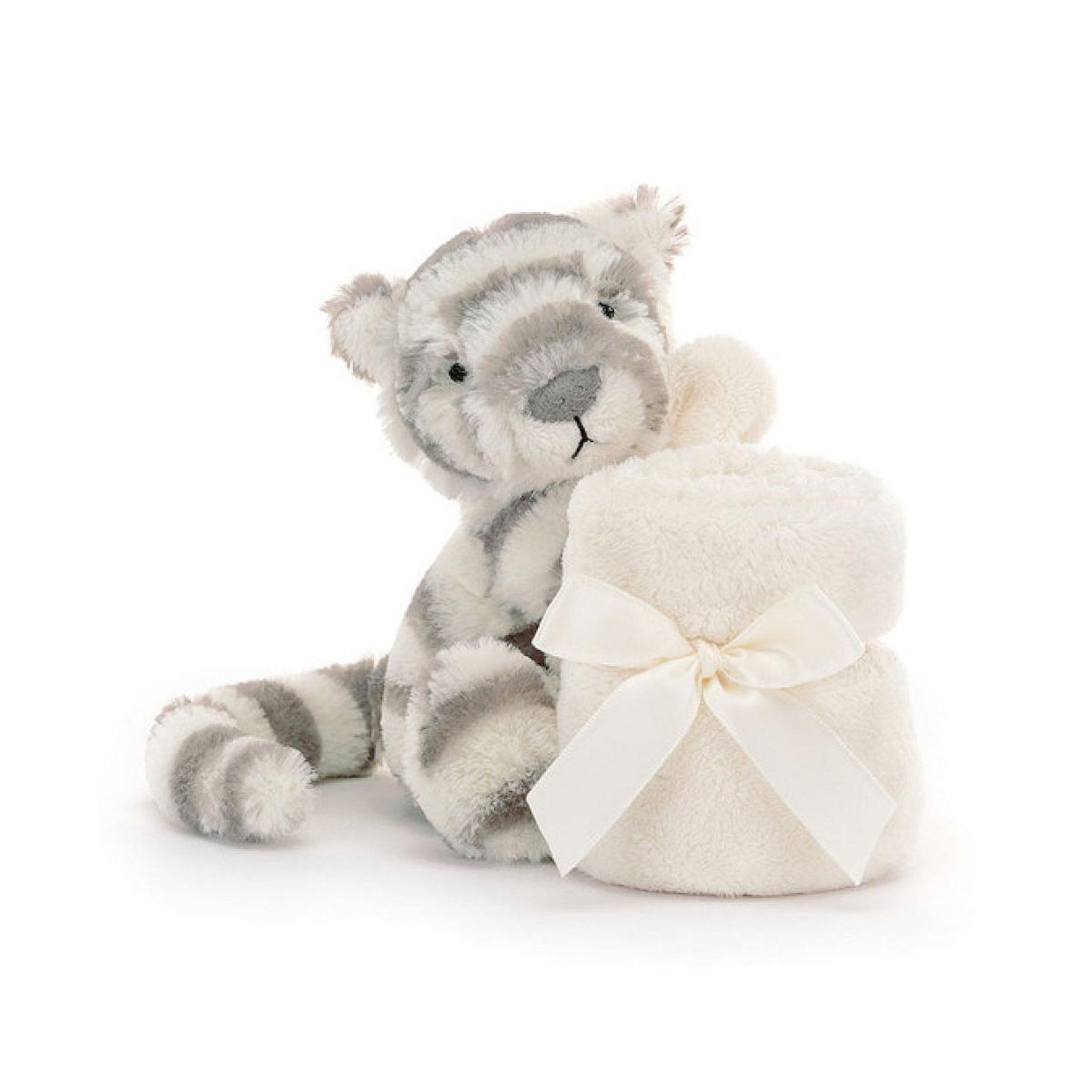 Jellycat Bashful Snow Tiger Soother - Tigre de neige