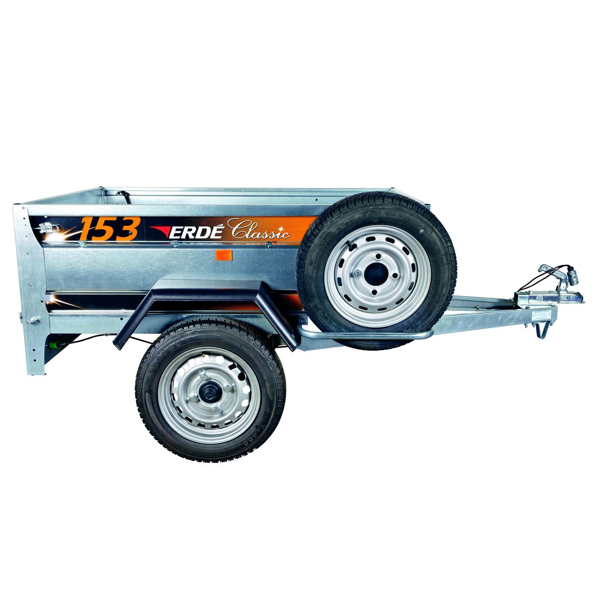 ERDE Support roue de secours remorques 153 - 163 - 213 - 233